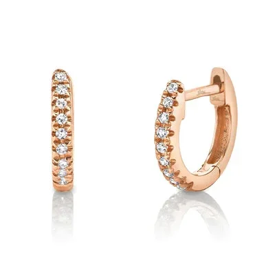 0.04ctw Diamond Huggie Earring