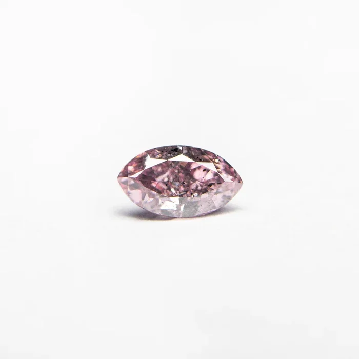 0.29ct 5.70×3.27×2.29mm GIA I1 Fancy Intense Purplish Pink Marquise Brilliant 24148-01