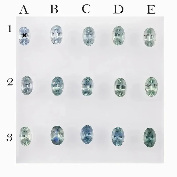 0.60ct Calibrated Oval Montana Sapphires (6.0mm) CS293