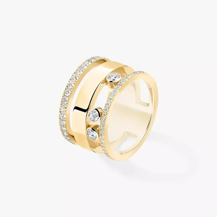 0.62ctw Yellow Gold Diamond Fashion Ring