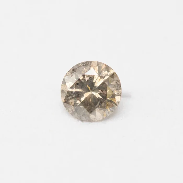0.64ct 5.40mm ROUND BRILLIANT CUT CHAMPAGNE DIAMOND