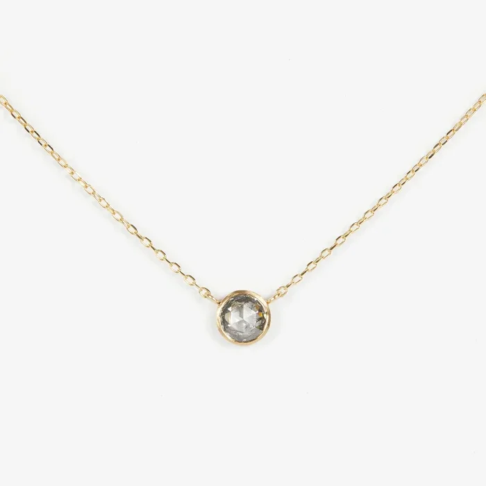 0.66 Carat One-of-a-Kind Rose Cut Diamond Necklace | DN14-OOAK
