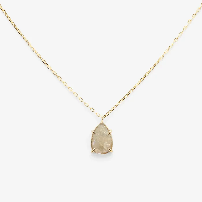 0.78 Carat One-of-a-Kind Diamond Slice Necklace | DN3-OOAK
