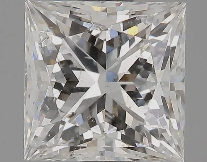0.82 Carat F I1 Princess Cut Diamond