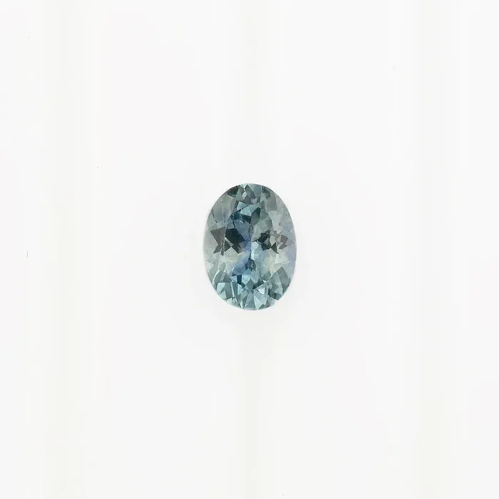 0.90ct Oval Cut Light Teal Blue Green Montana Sapphire