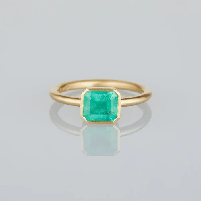 0.99 Carat One-of-a-Kind Emerald Ring | ER48-OOAK