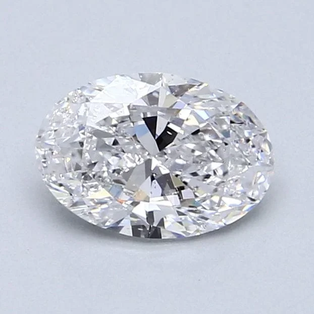 1.00 Carat D SI2 Oval Diamond
