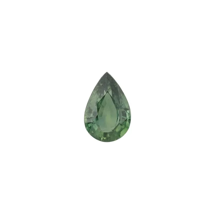 1.03ct Pear Cut Green Madagascar Sapphire SF433