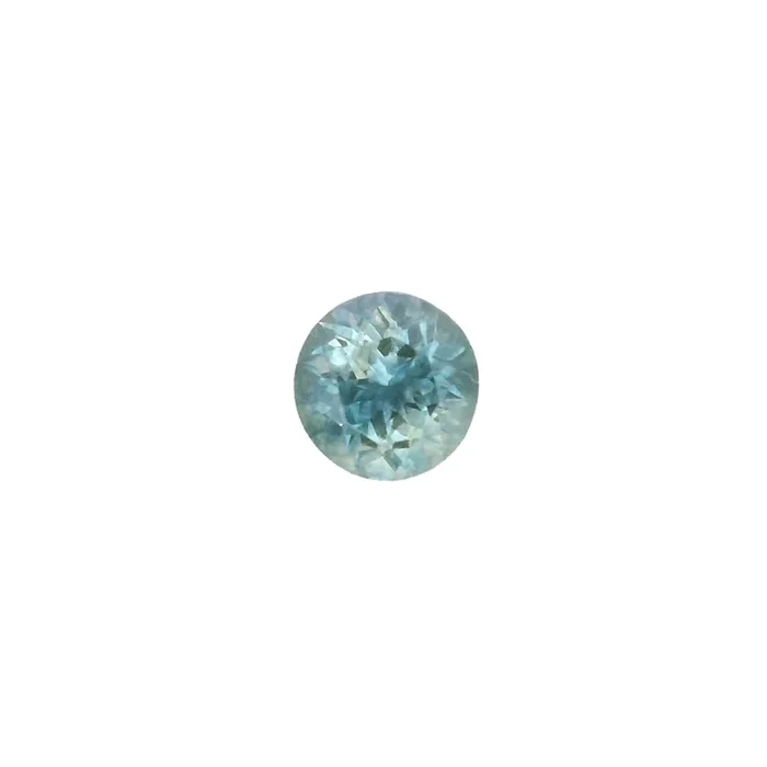 1.08ct Round Cut Blue Green Montana Sapphire Sapphire SR432