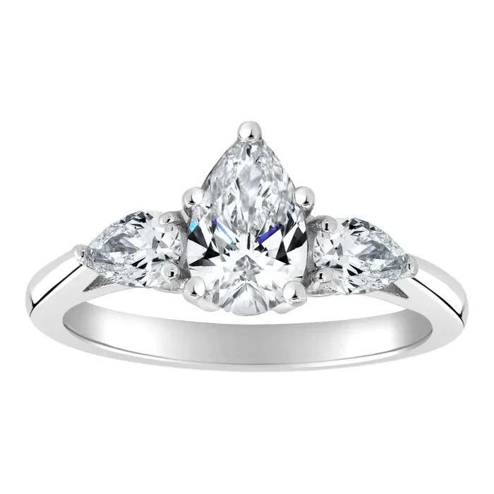 1-1/2ctw Certified Lab Grown Diamond Hidden Halo Engagement Ring