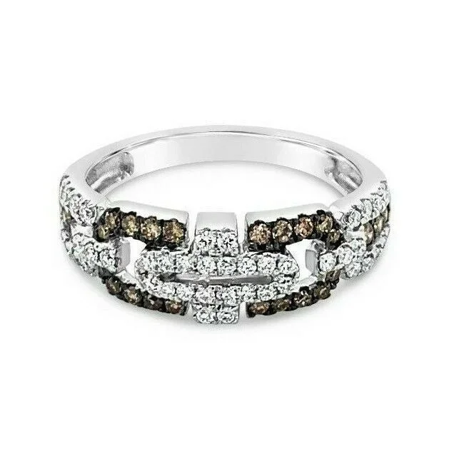 1/2 cts White Diamond Ring in 14K White Gold by Le Vian