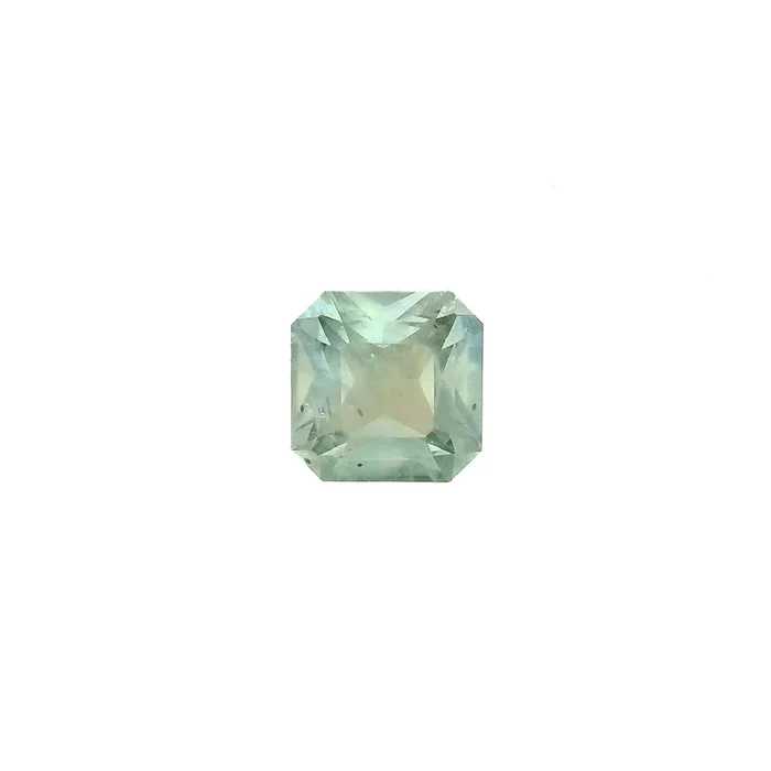 1.21ct Radiant Cut Light Blue Green Montana Sapphire SF506