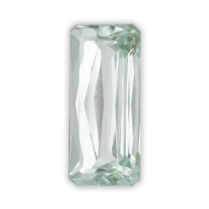 1.27ct 8.8x4x3.14mm BAGUETTE BRILLIANT CUT MINT CHRYSOBERYL