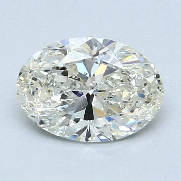 1.28 Carat J SI1 Oval Diamond