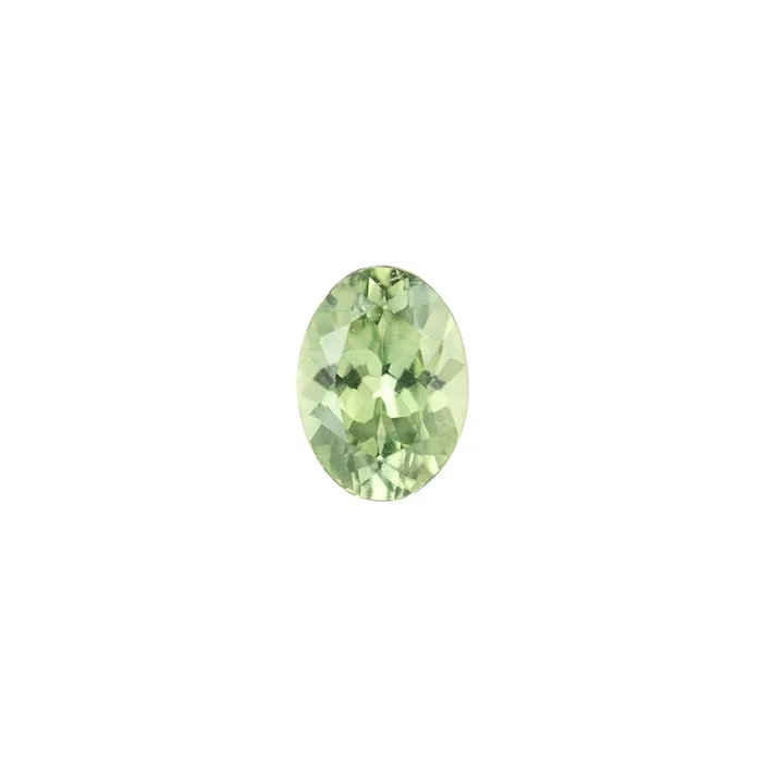 1.30ct Oval Cut Green Montana Sapphire SO540
