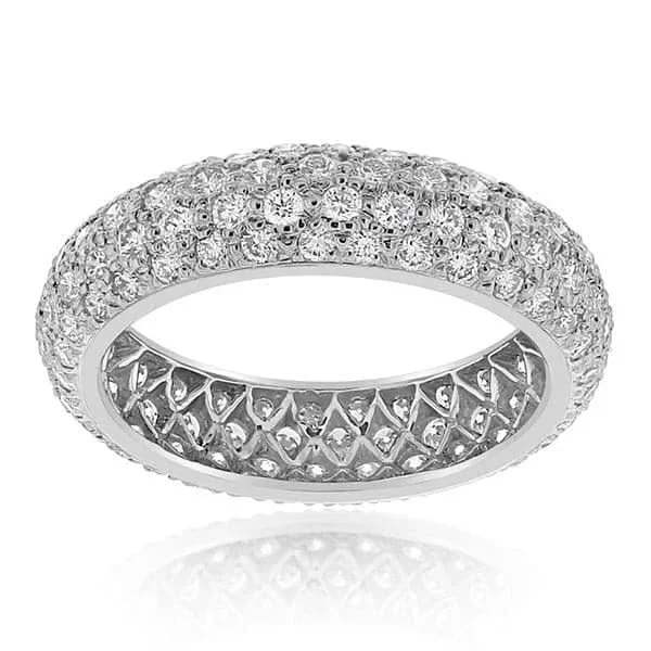 1.50 Carat Pave Diamond Eternity Band