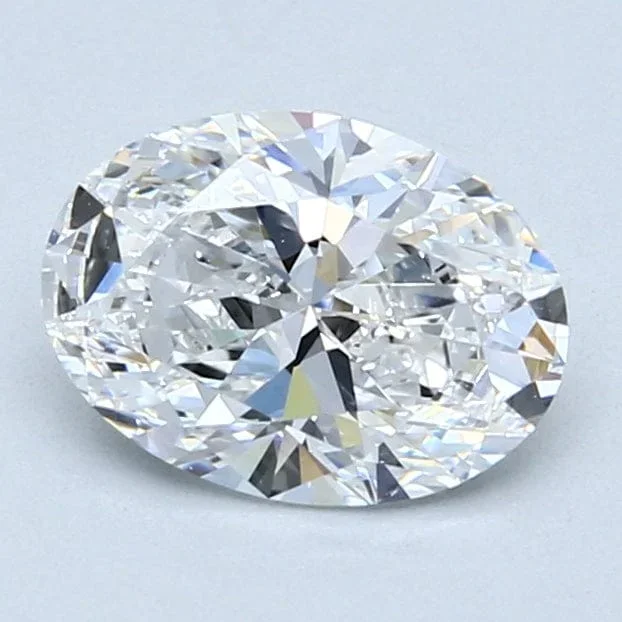 1.51 Carat D VS2 Oval Diamond