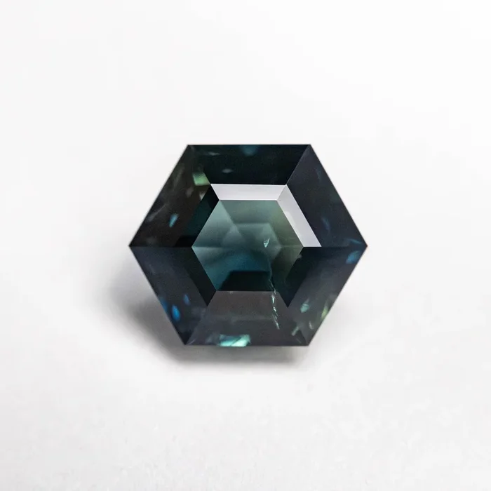 1.78ct 7.82×6.60×4.45mm Hexagon Step Cut Sapphire 22314-06