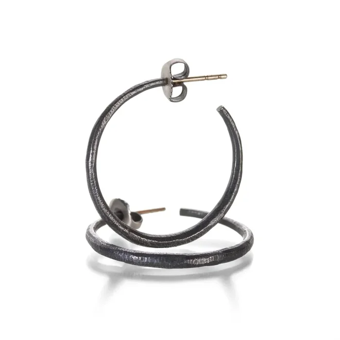 1″ Oxidized Hoops