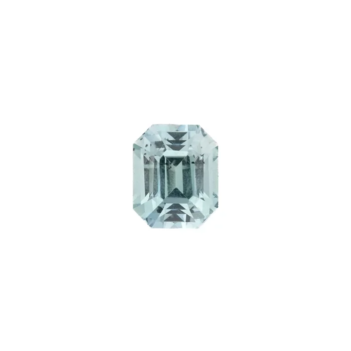 1.83ct Emerald Cut Light Blue Montana Sapphire SF401