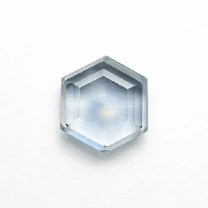 1.96ct 8.20×7.08×2.94mm Hexagon Portrait Cut Sapphire 23709-04