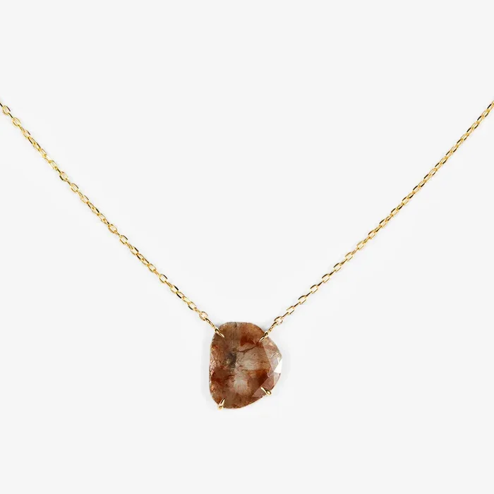 1.99 Carat One-of-a-Kind Diamond Slice Necklace | DN6-OOAK