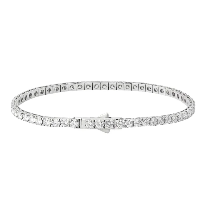 10ctw Lab Grown Diamond Tennis Bracelet