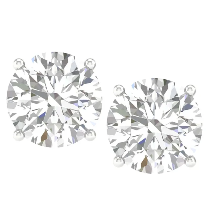 10K 4.00CT Certified Lab Grown Diamond Earring