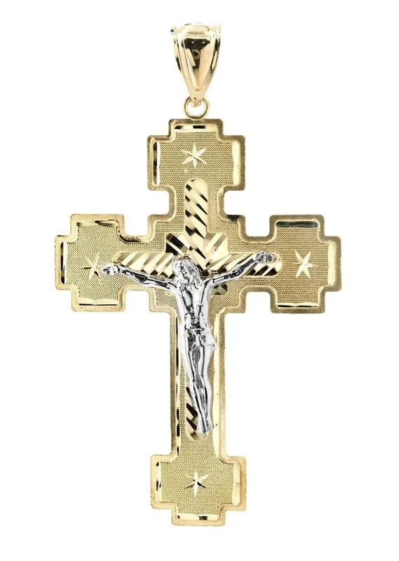 10K Gold Cross / Crucifix Pendant | 7.1 Grams