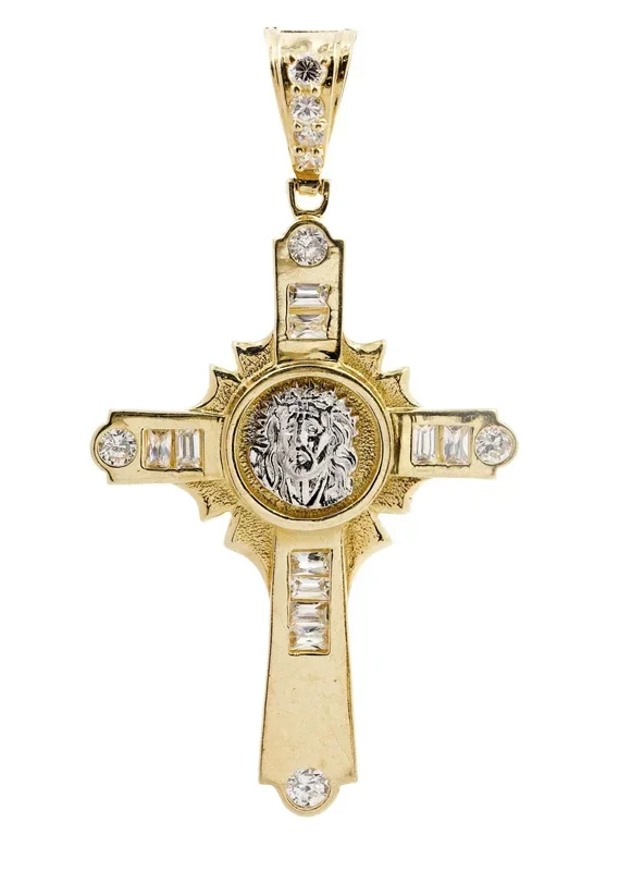 10K Gold Cross Pendant | 13.5 Grams