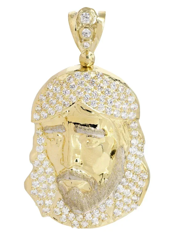 10K Gold Jesus Piece Pendant | 17.1 Grams