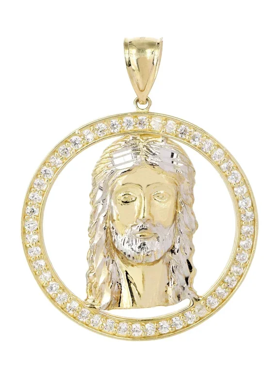 10K Gold Jesus Piece Pendant | 8.4 Grams