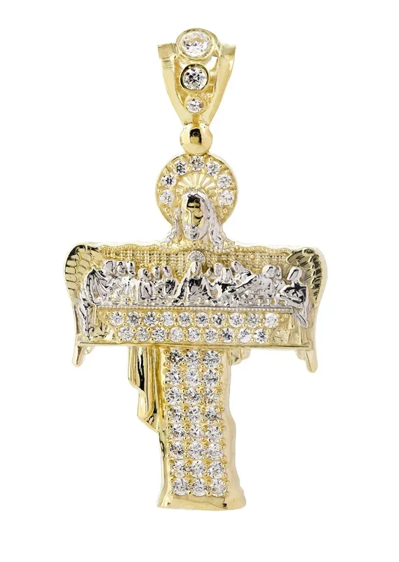 10K Gold Last Supper Pendant | 9 Grams
