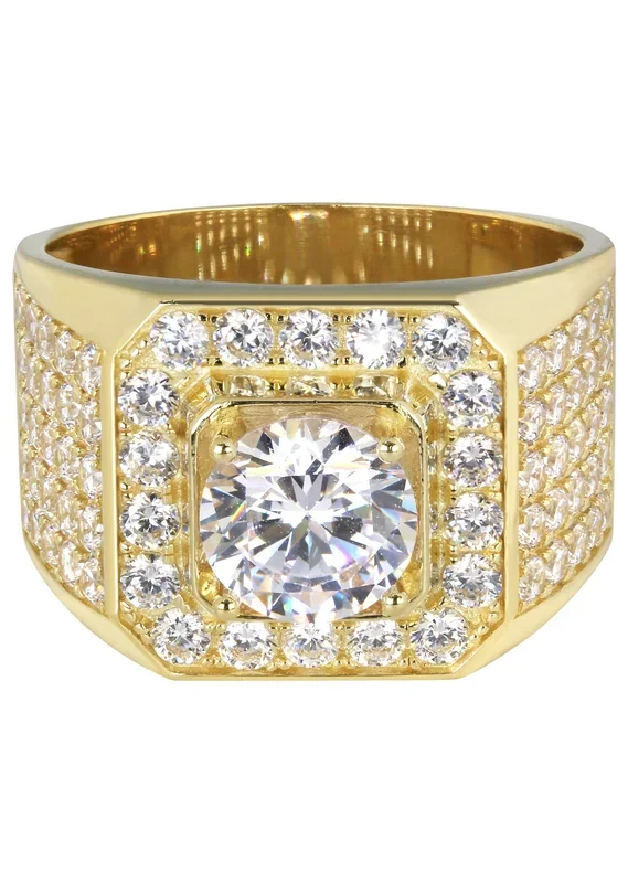 10K Gold Ring For Men – Mens Pinky Ring | 11.1 Grams