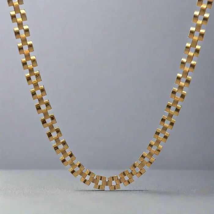 10K Yellow Gold 26″ 5.9mm Unisex Rolex Chain