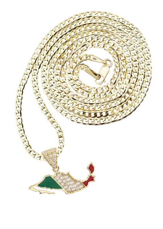 10K Yellow Gold Mexico Necklace | Appx. 1.3 – 5.3 Grams