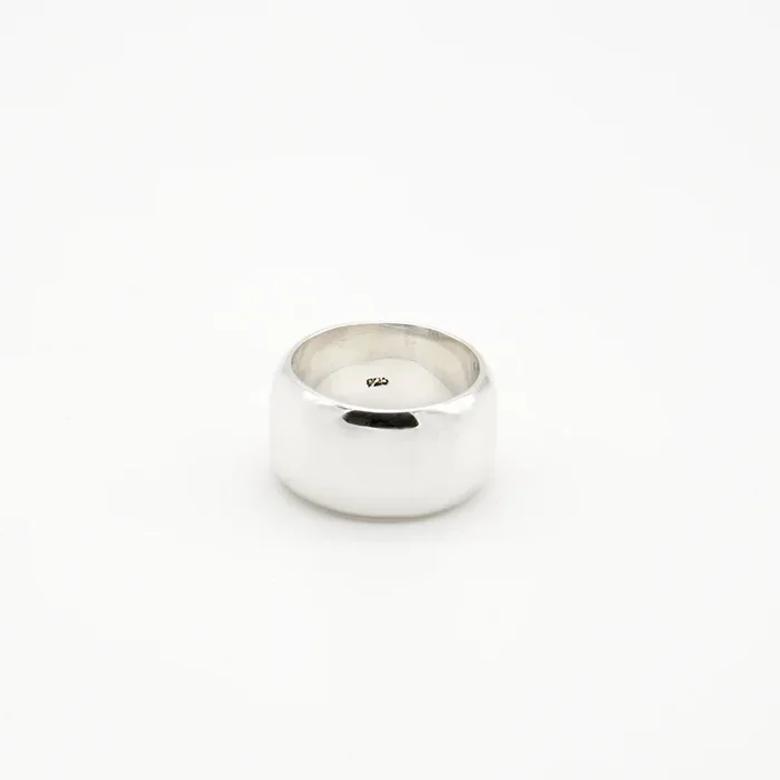 13MM Smooth Sterling Silver Ring