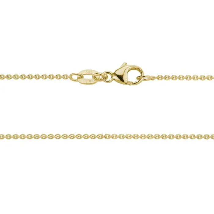 14k Gold 1.2mm Cable Chain, 18″