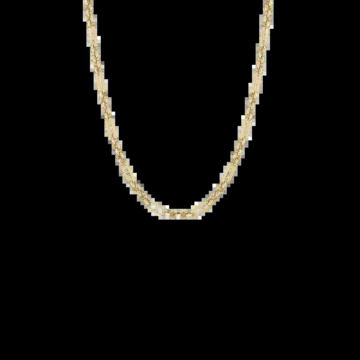 14k Gold Medium Paperclip Rolo Chain