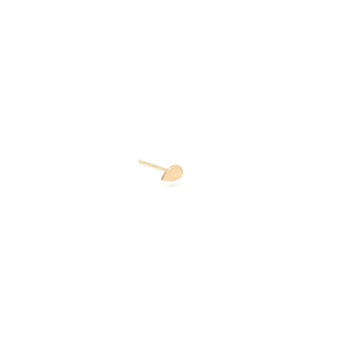 14k Itty Bitty Gold Tear Stud