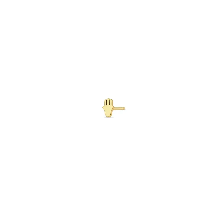 14k Itty Bitty Hamsa Stud