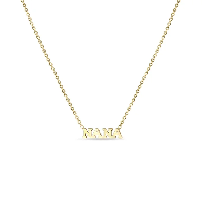 14k Itty Bitty NANA Necklace