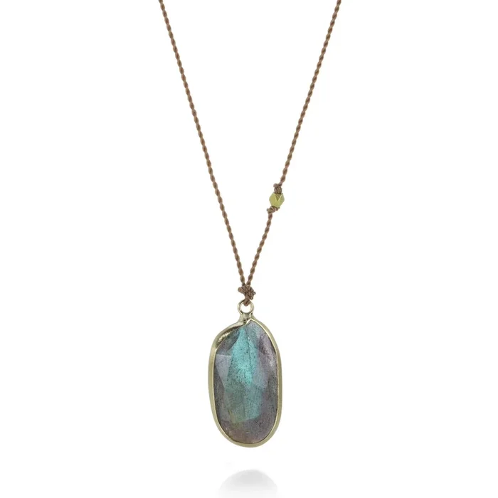 14k Labradorite Necklace