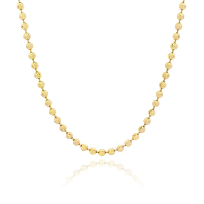 14K Moon Cut Chain (3MM / 20″ Inches) JTJ™