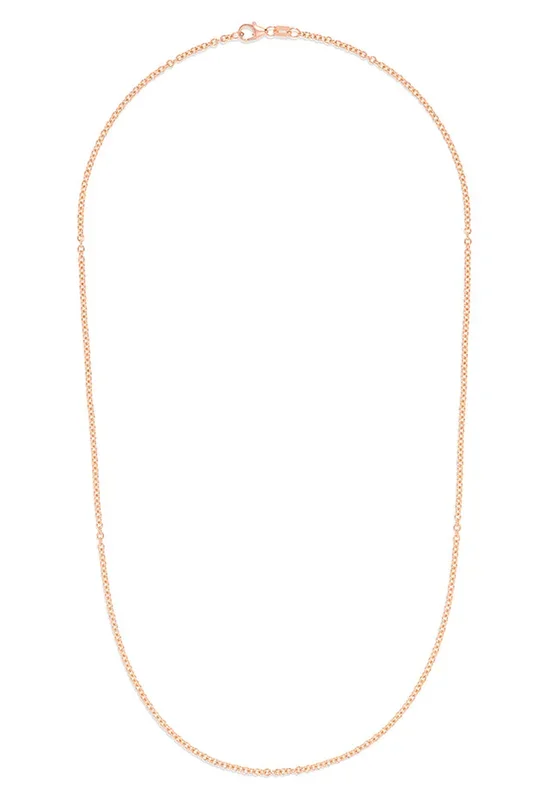 14K Rose Gold 2mm 20″ Cable Chain