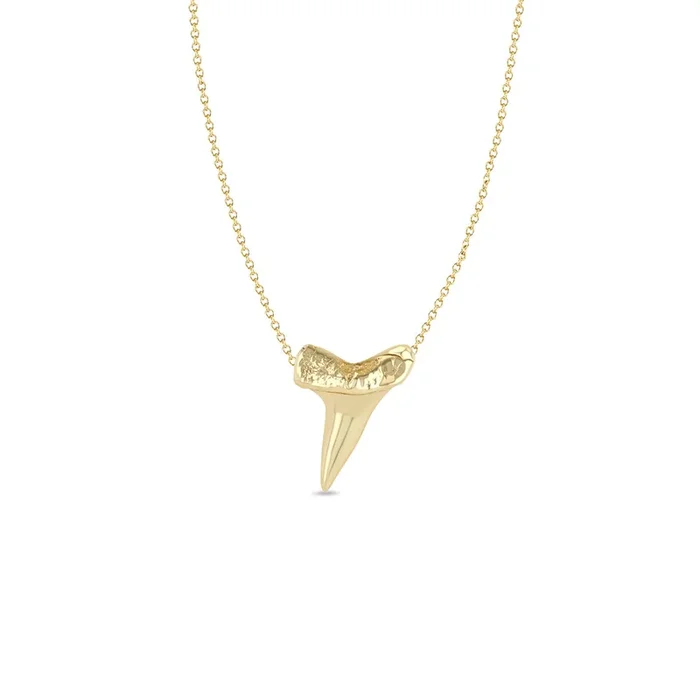 14k Shark Tooth Necklace