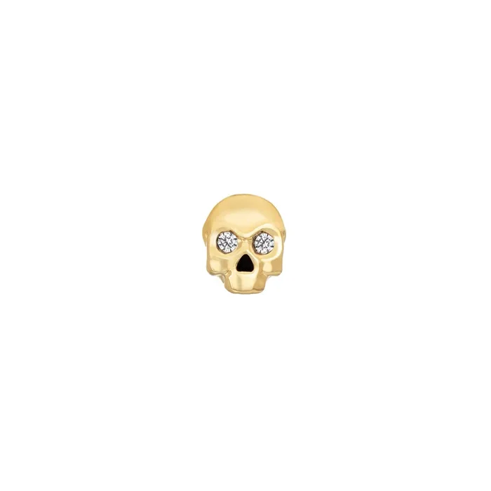 14K Skull Stud