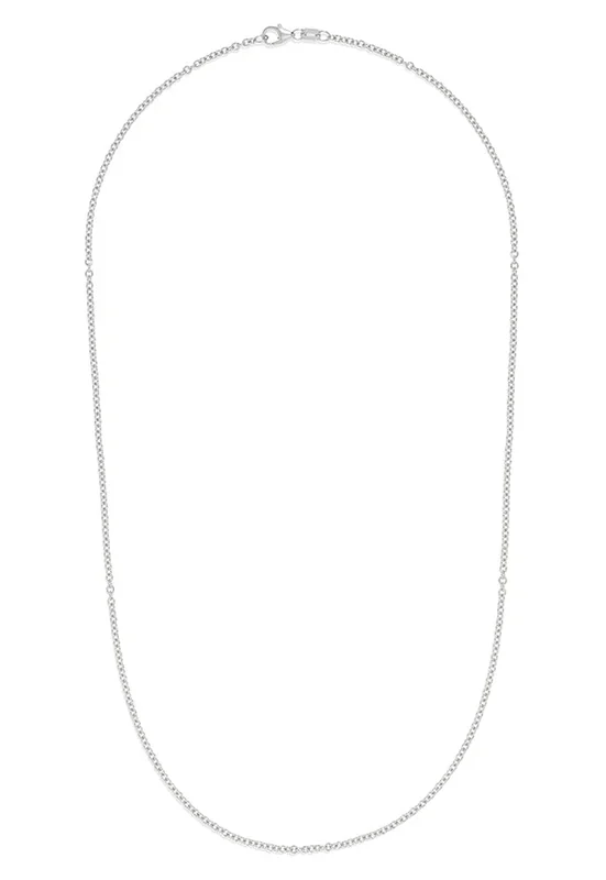 14K White Gold 2mm 20″ Cable Chain