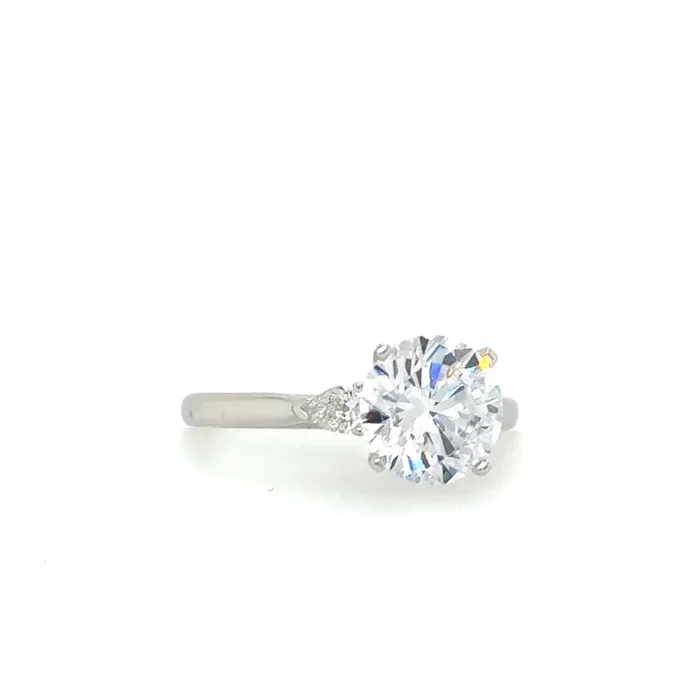 14k White Gold Lakeshore Semi-Mount *center stone not included