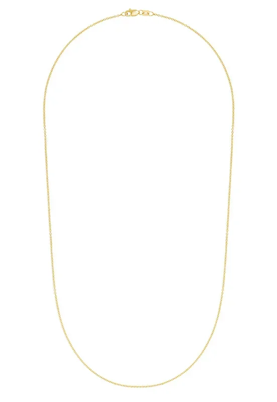 14K Yellow Gold 1.2mm 20″ Cable Chain